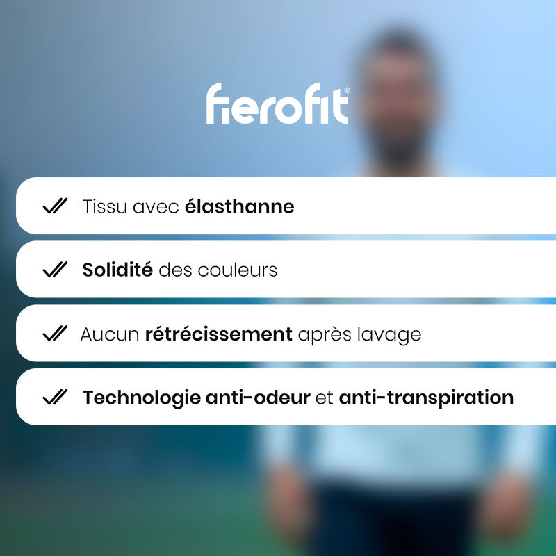 Lot de 4 t-shirts techniques à manches longues - Offre anniversaire - FieroFit