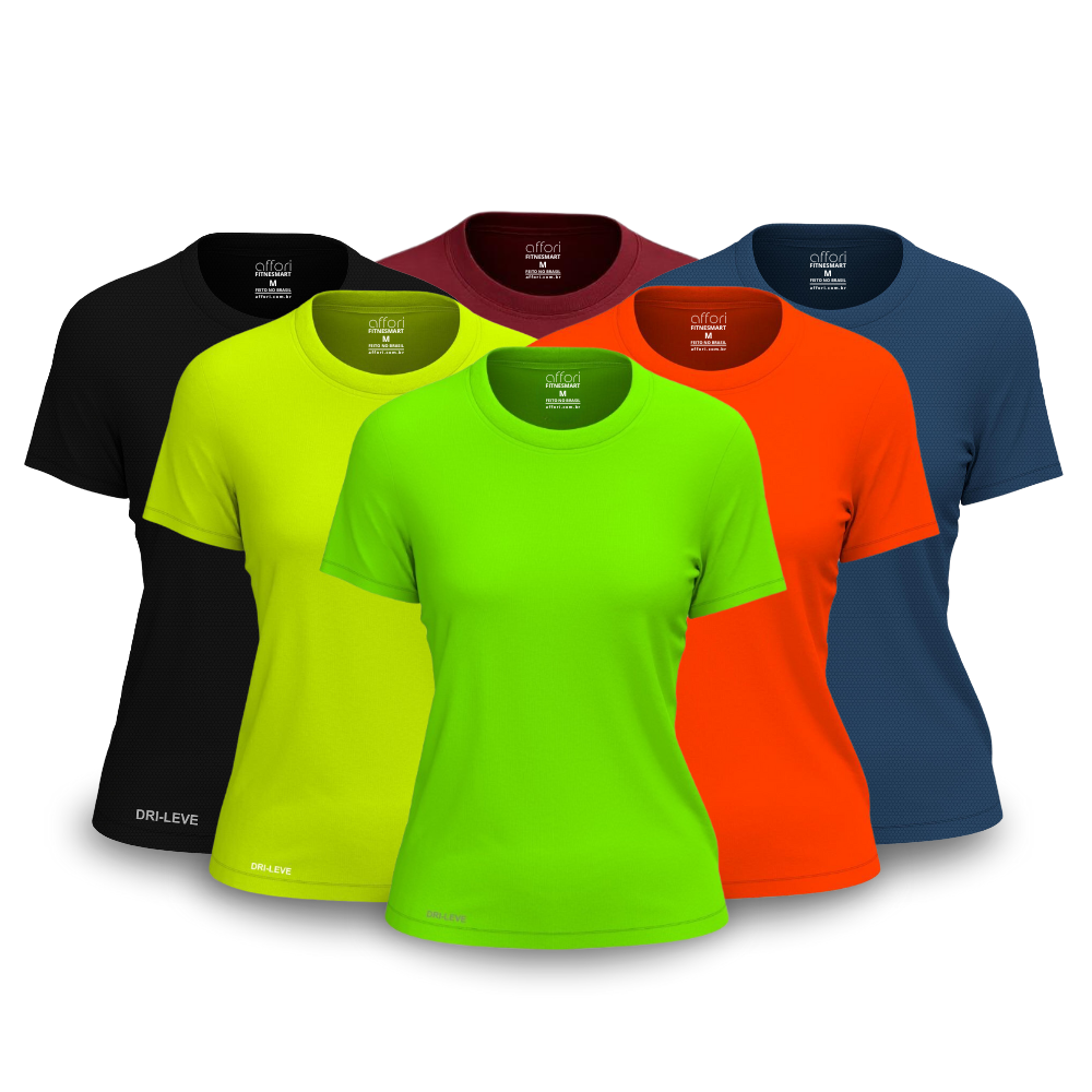 Lot de 6 t-shirts anti-transpiration pour femme - FieroFit