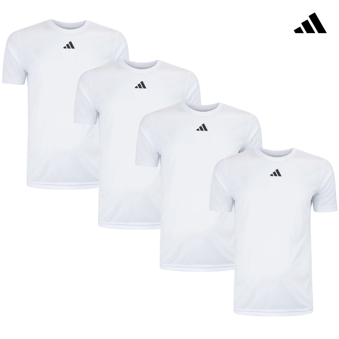 T-shirt d'entraînement Adidas Essentials 4-Stripes (obtenez-en 4 pour le prix d'1)