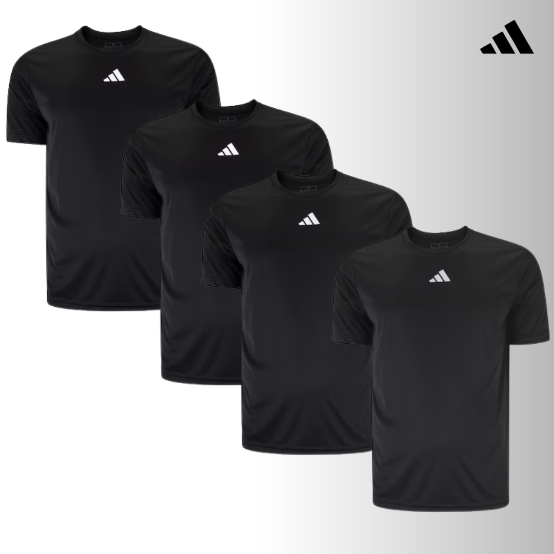 T-shirt d'entraînement Adidas Essentials 4-Stripes (obtenez-en 4 pour le prix d'1)