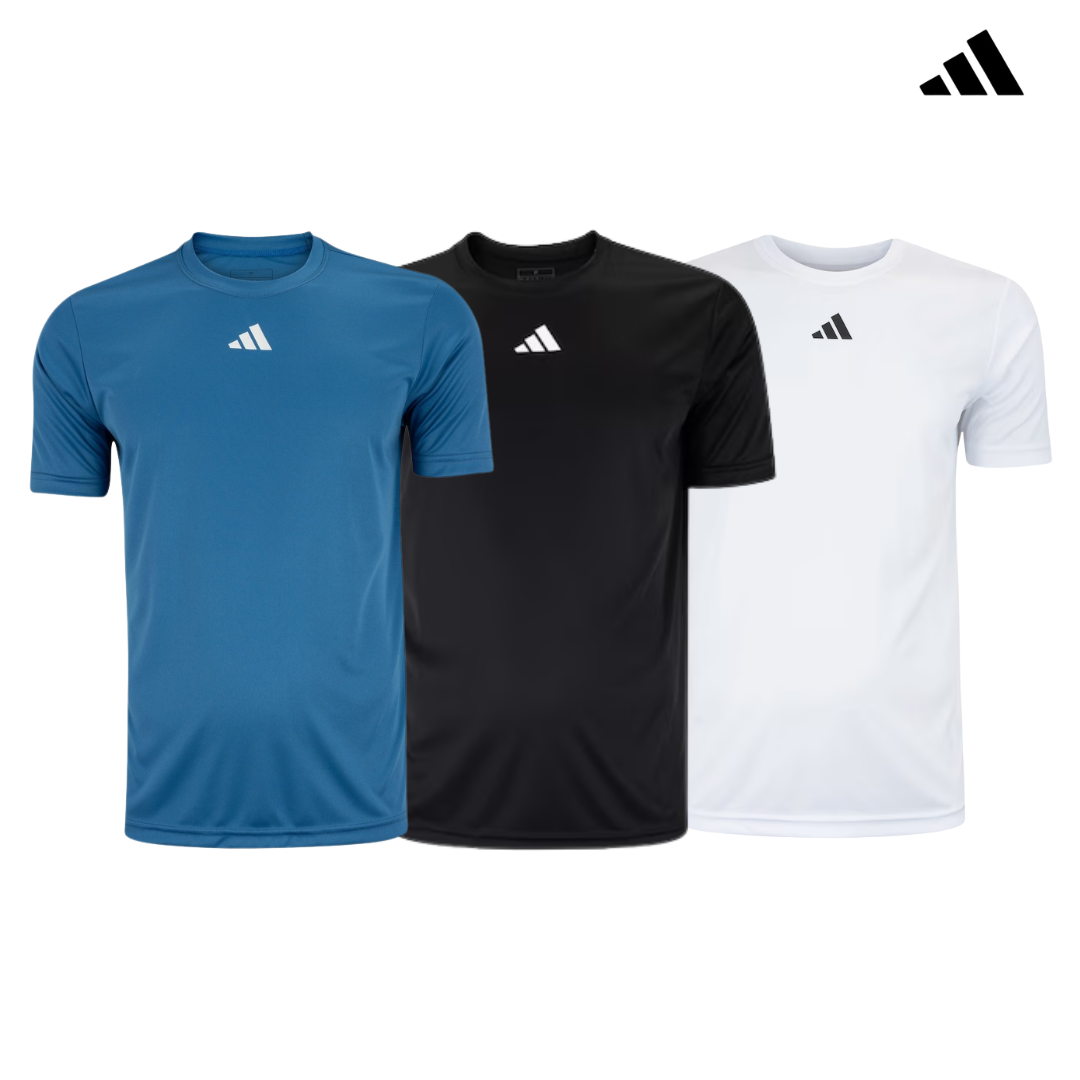 3 t-shirts d'entraînement Adidas Essentials 3-Stripes (1 acheté, 3 offerts)