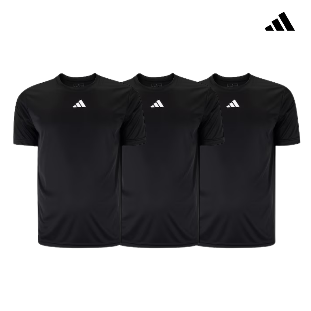 3 t-shirts d'entraînement Adidas Essentials 3-Stripes (1 acheté, 3 offerts)
