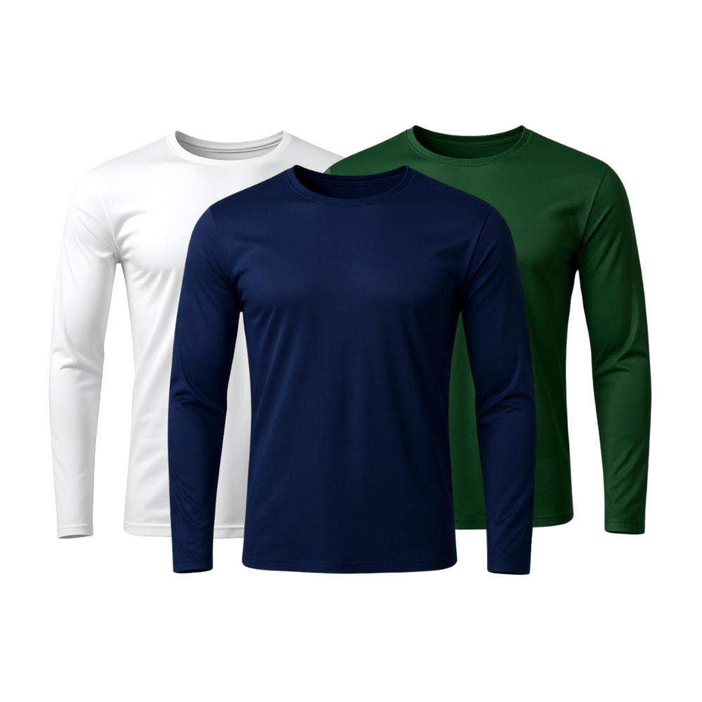 Lot de 3 t-shirts techniques à manches longues - ThermoShirt - FieroFit
