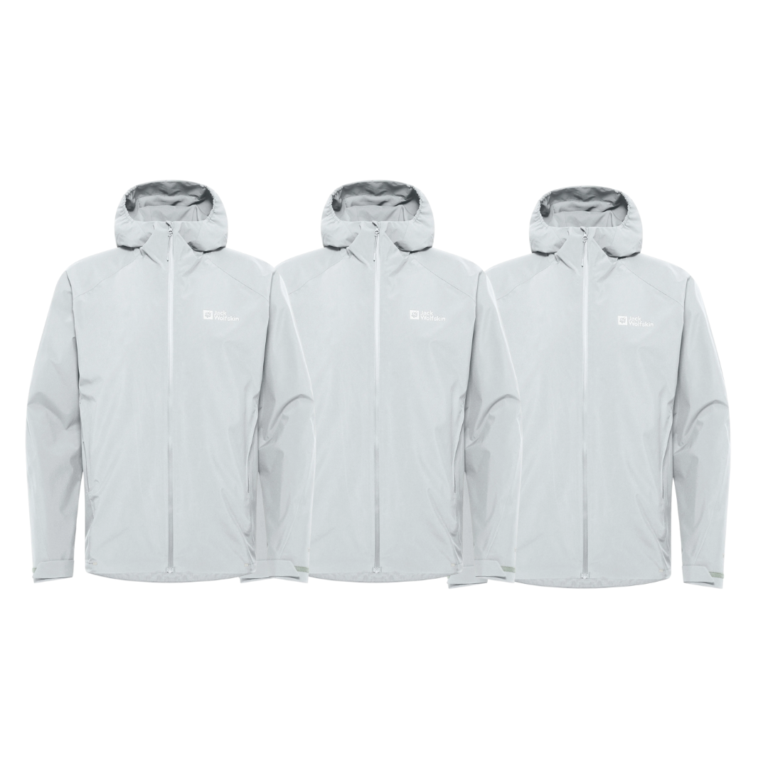 3 Jack Wolfskin PRELIGHT – Veste d'extérieur (3 pour le prix d'1)
