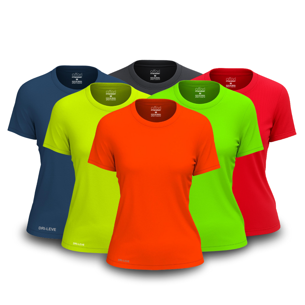 Lot de 6 t-shirts anti-transpiration pour femme - FieroFit
