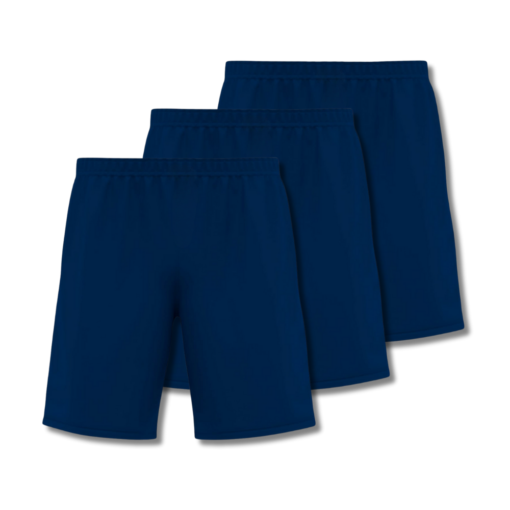 Ensemble short 3 pièces pour homme – Résistant à la transpiration et aux odeurs – FieroFit