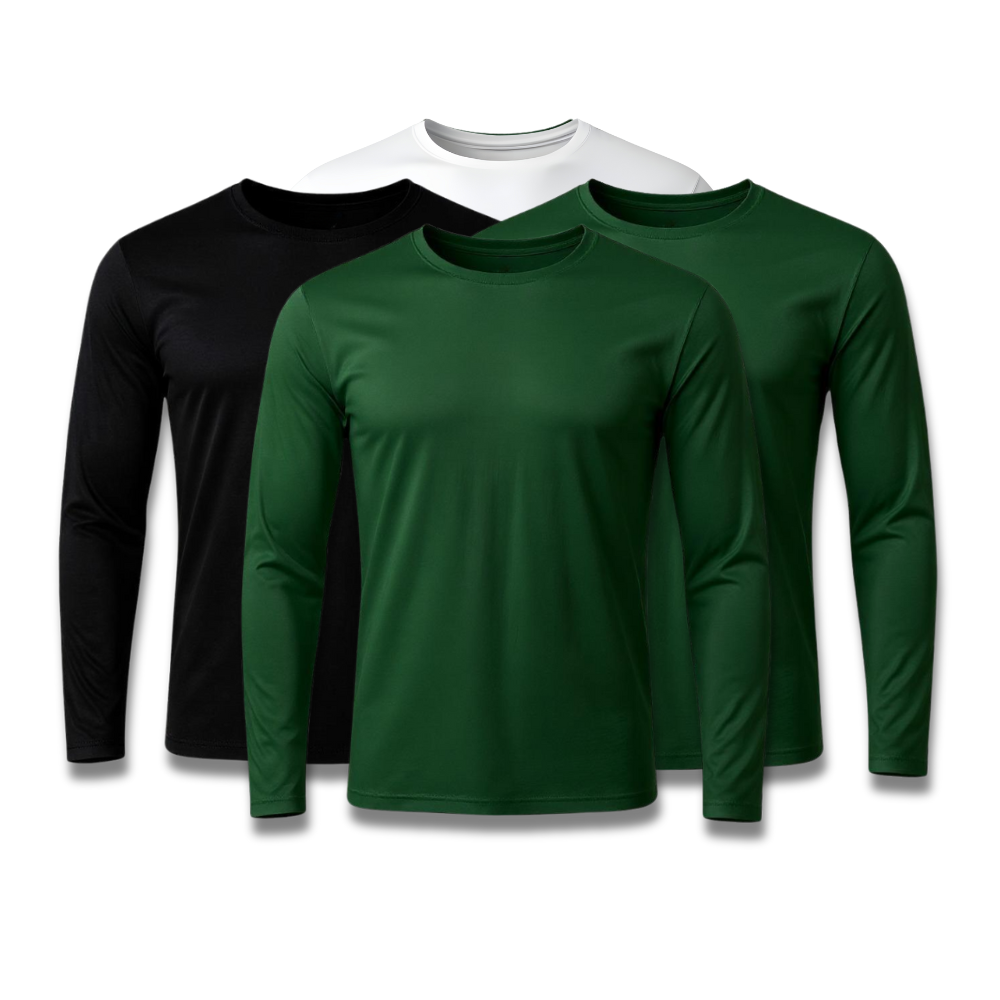 Lot de 4 t-shirts techniques à manches longues - Offre anniversaire - FieroFit