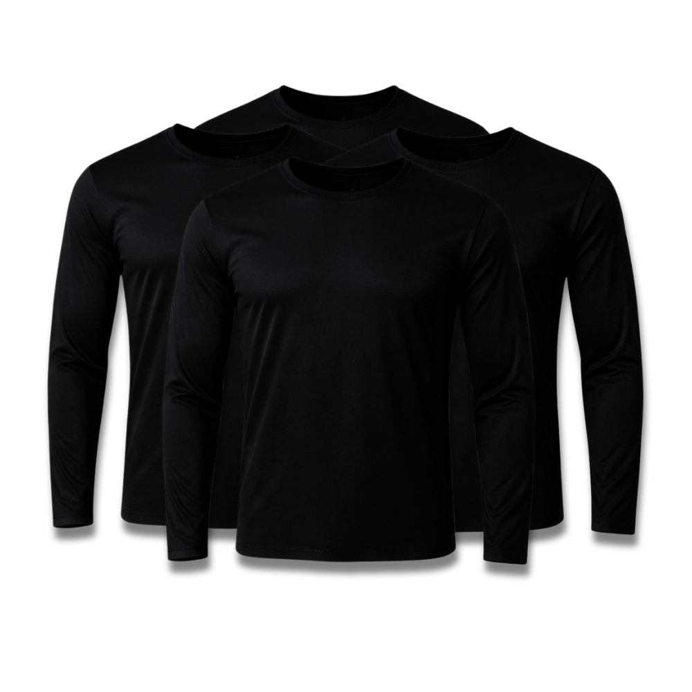 Lot de 4 t-shirts techniques à manches longues - Offre anniversaire - FieroFit