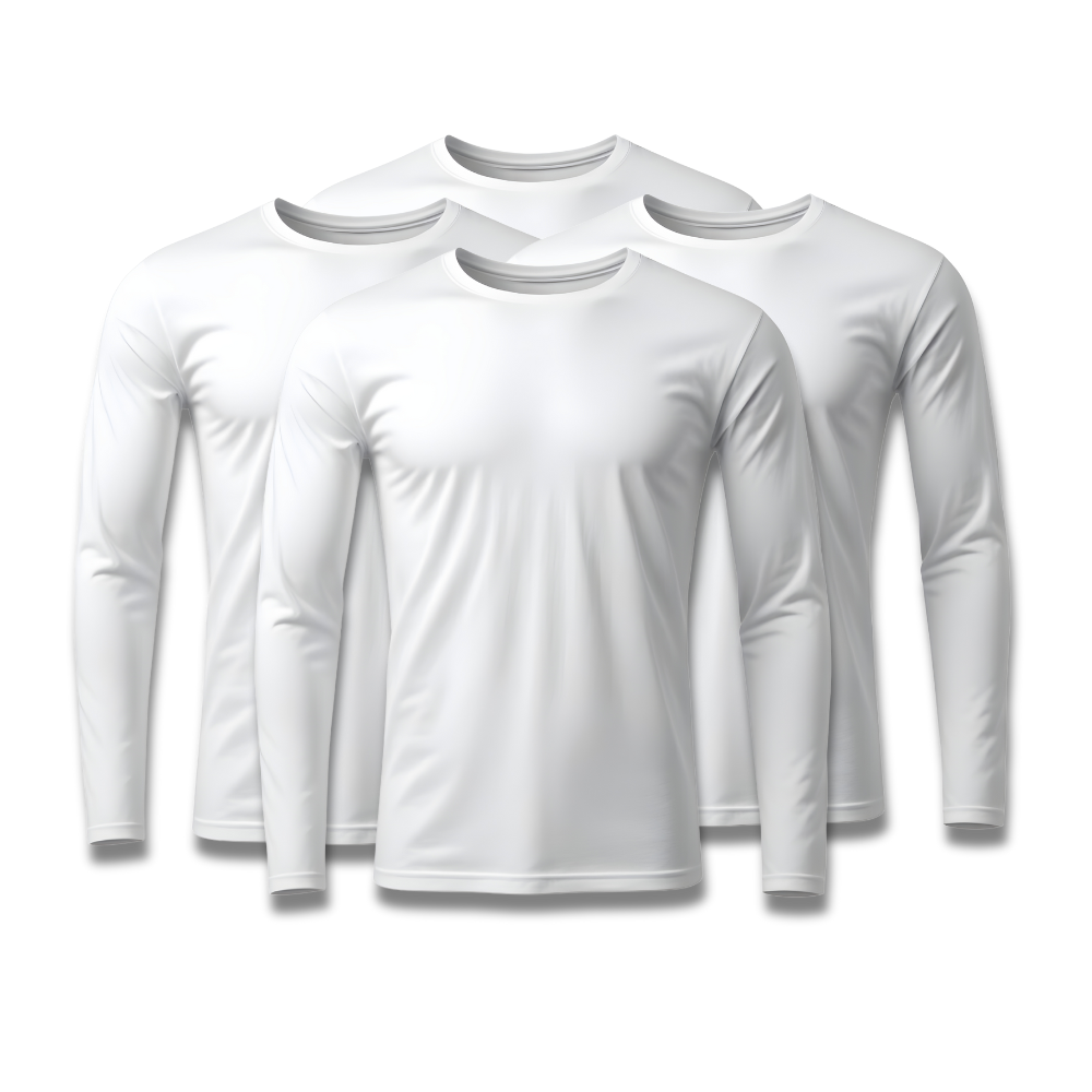 Lot de 4 t-shirts techniques à manches longues - Offre anniversaire - FieroFit