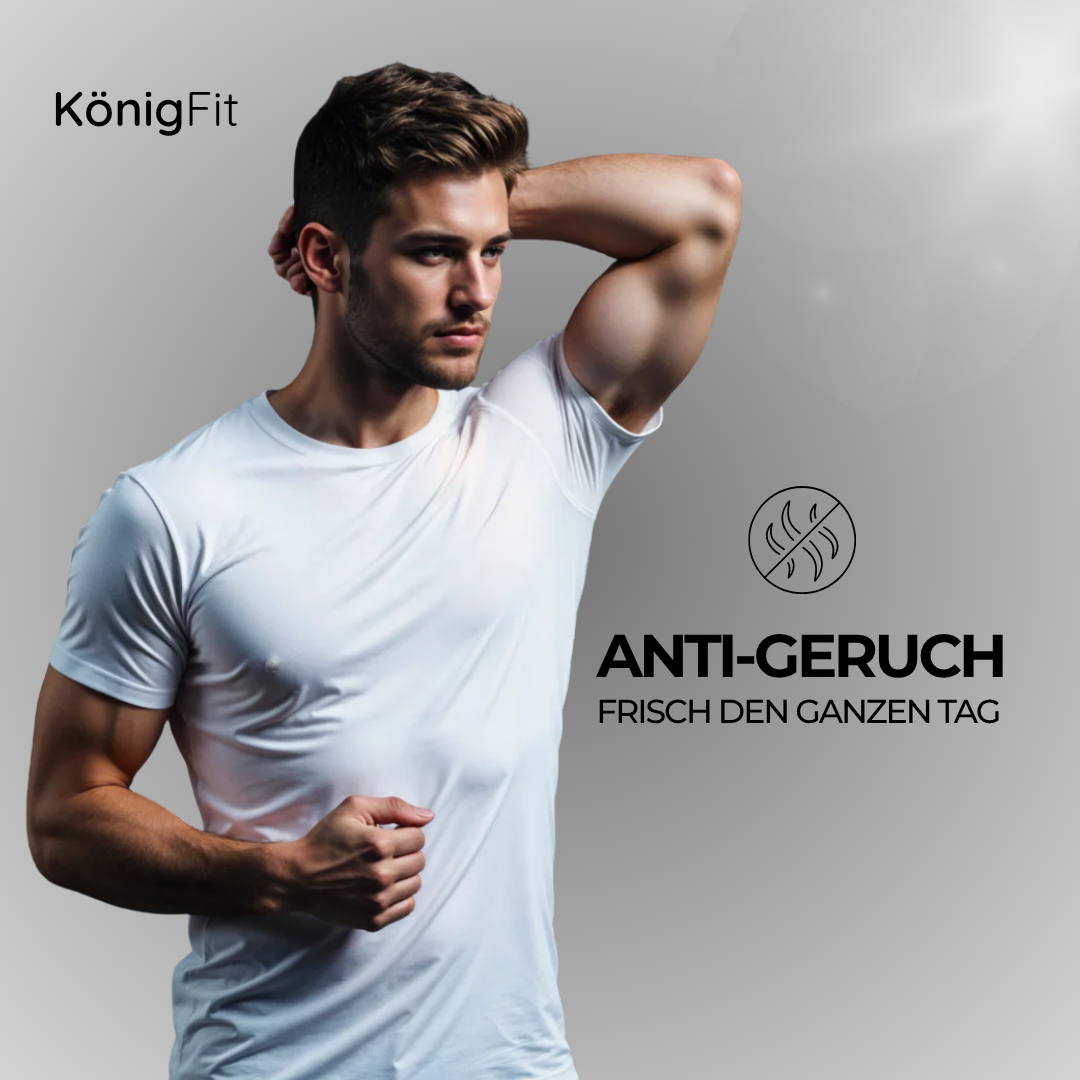 Lot de 3 t-shirts d'entraînement Dry Fit pour homme - Anti-transpiration - FieroFit