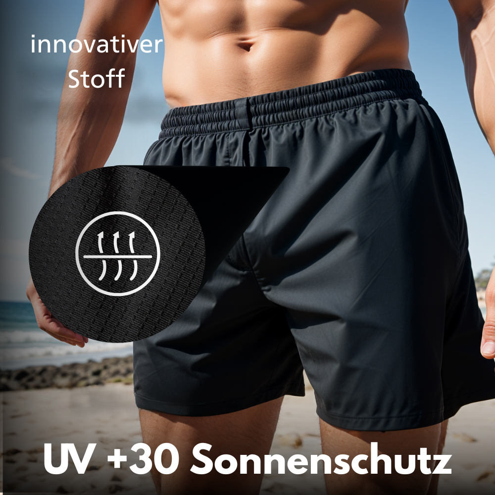 Ensemble short 3 pièces pour homme – Résistant à la transpiration et aux odeurs – FieroFit