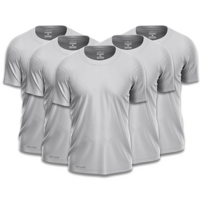 Lot de 5 t-shirts de sport Dry Fit pour homme – Résistants à la transpiration – FieroFit