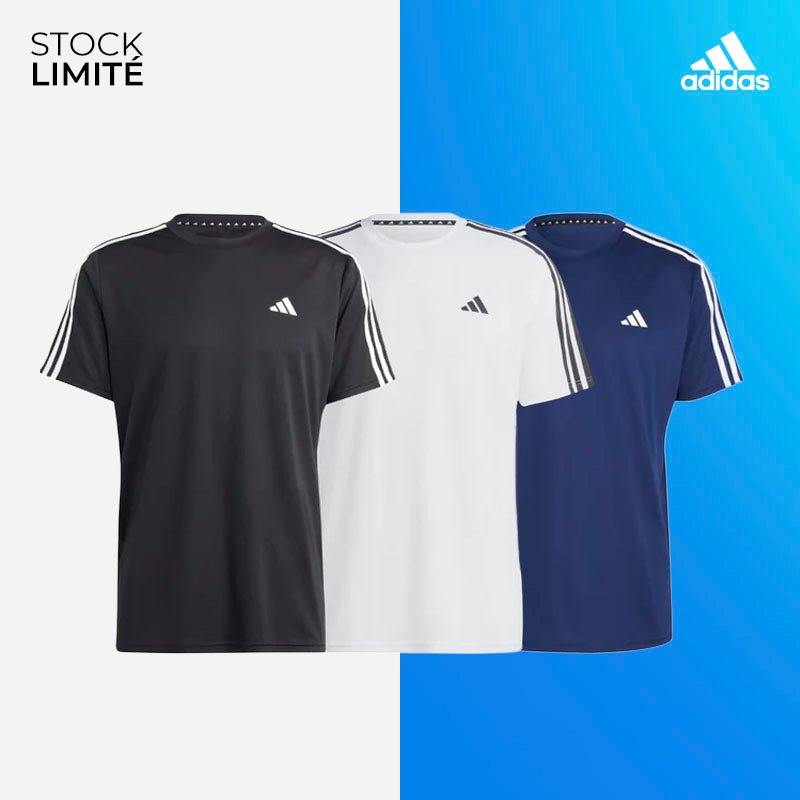 Haut d'entraînement Essentials à 3 bandes (2 acheté, 3 offerts)