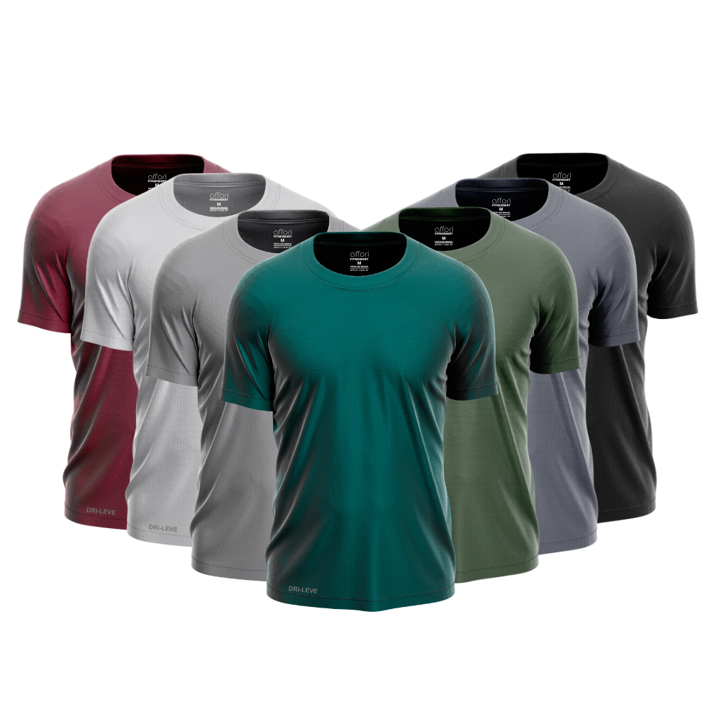 Lot de 7 t-shirts technologiques - Anti-transpiration