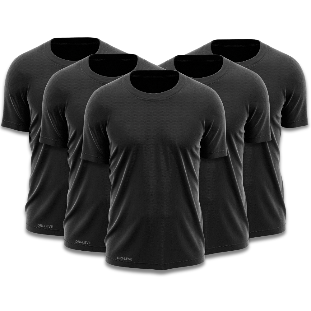 Ensemble t-shirt technique 5 pièces pour homme - FieroFit