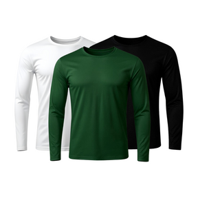 Lot de 3 t-shirts techniques à manches longues - ThermoShirt - FieroFit