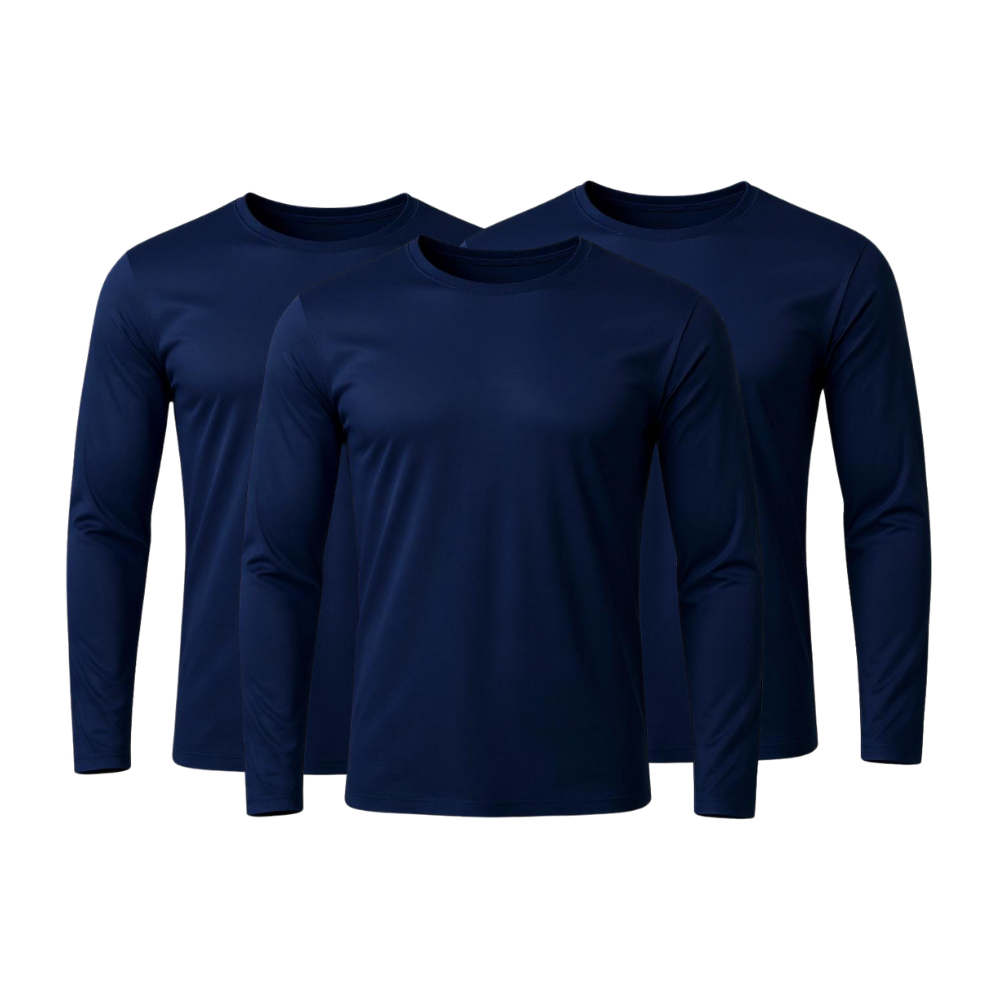 Lot de 3 t-shirts techniques à manches longues - ThermoShirt - FieroFit