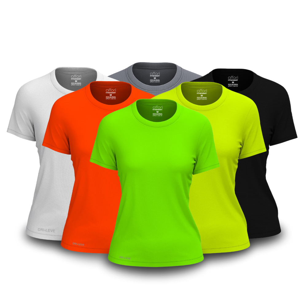 Lot de 6 t-shirts anti-transpiration pour femme - FieroFit