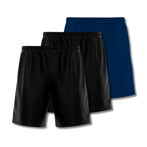 Ensemble short 3 pièces pour homme – Résistant à la transpiration et aux odeurs – FieroFit