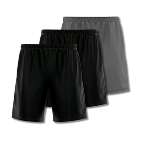 Ensemble short 3 pièces pour homme – Résistant à la transpiration et aux odeurs – FieroFit
