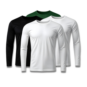 Lot de 4 t-shirts techniques à manches longues - Offre anniversaire - FieroFit