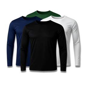 Lot de 4 t-shirts techniques à manches longues - Offre anniversaire - FieroFit