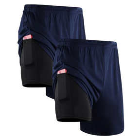 Ensemble short de compression 2 en 1 - FieroFit